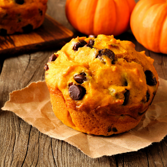 Pumpkin Chocolate Chip Muffins